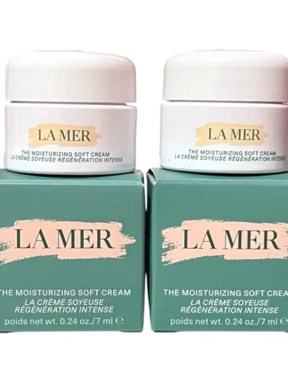 2 x Bundle of La Mer 3.4oz The Moisturizing Soft Cream, Brand New